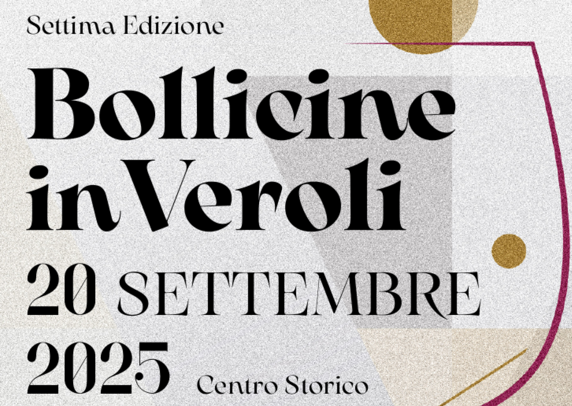 Bollicine IN Veroli 2025 - VII Edizione